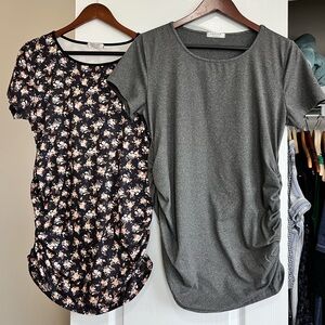 Ekouaer Set of 2 Maternity Tops